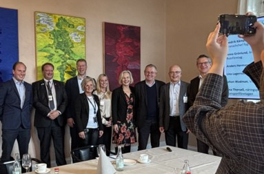 Anna Grönlund på Riksdagslunch